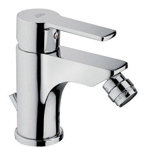 Mezclador de bidé cromado con desagüe automático - Paffoni Red