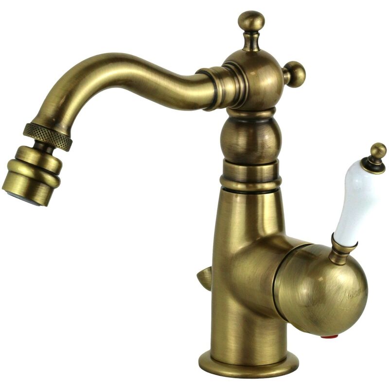 

Mezclador de bidé en color bronce antiguo Nice Funny 60600026BB | Bronce - Desagüe automático 1'1/4