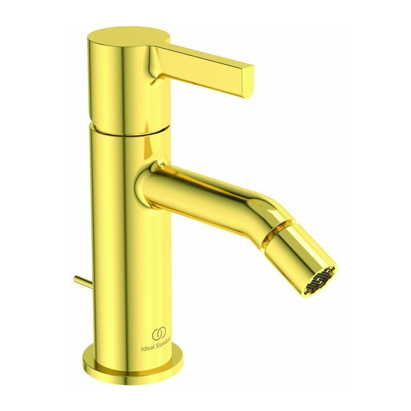 

Mezclador de bidé JOY proyección 110 mm oro cepillado con vaciador IDEAL STANDARD