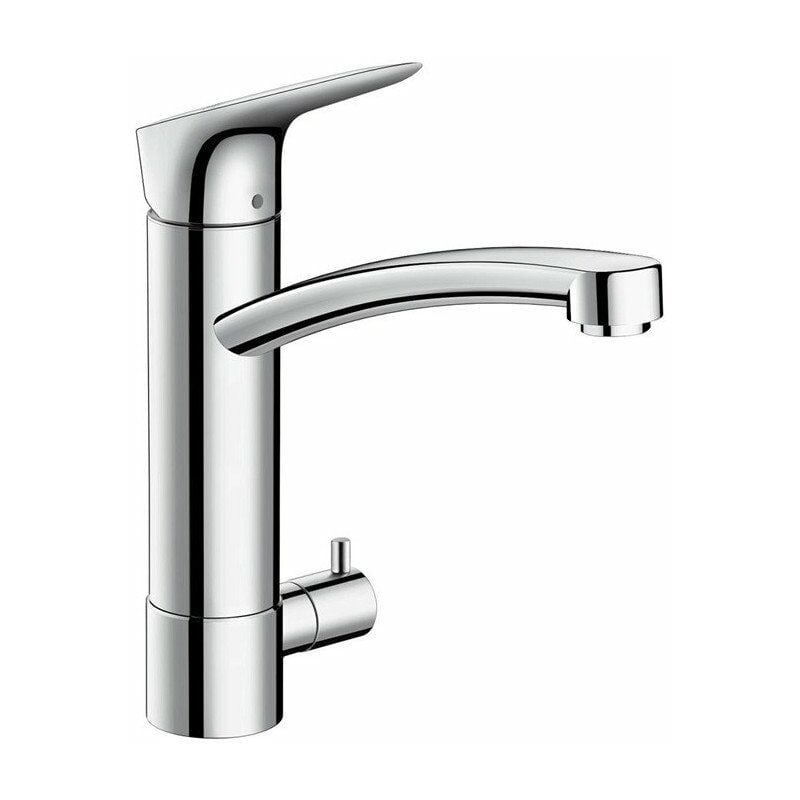

Mezclador de cocina HG 220 LOGIS DN 15. con válvula de cierre cromada