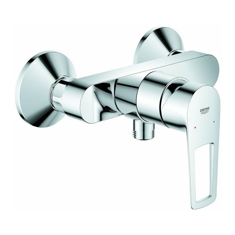 

Mezclador de ducha de mano BauLoop 23633_1 Montaje en pared cromado