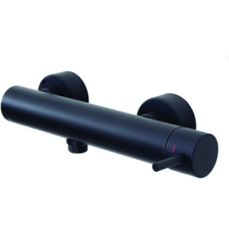 Mezclador de ducha externo negro mate Paffoni Light LIG168NO  Negro mate - Sin set de ducha