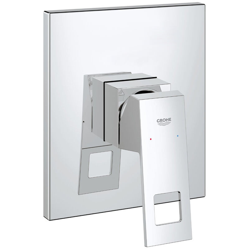 

Grohe Eurocube mezclador de ducha de una mano, roseta rectangular, color: cromado - 24061000