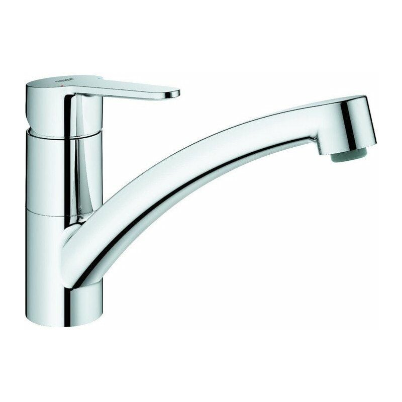 

Grohe - Mezclador de lavabo BAUECO DN 15 1L-Mont. salida plana cromada