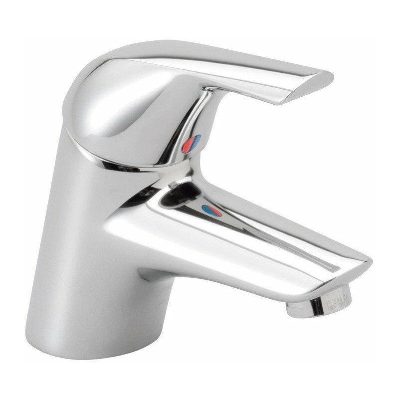 

Mezclador de lavabo CERAPLAN sin vaciador con pulsador, cromado STANDARD - Ideal