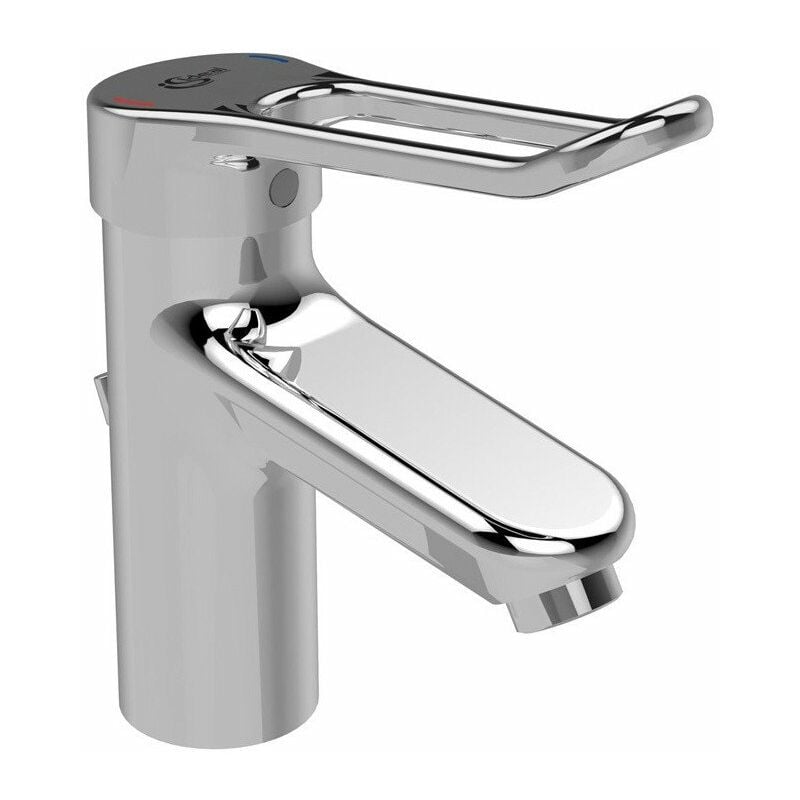 

Mezclador de lavabo CERAPLUS 2 con palanca de bucle y desagüe de metal cromado IDEAL STANDARD