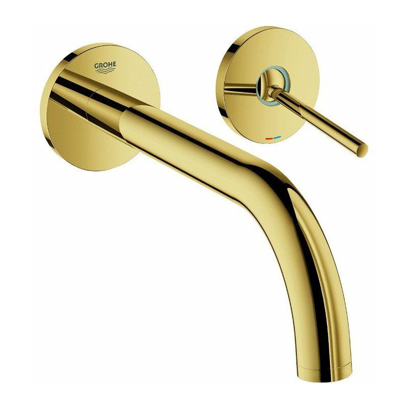 

Mezclador de lavabo con 2 orificios Atrio 19918 FMS 221mm dorado brillante