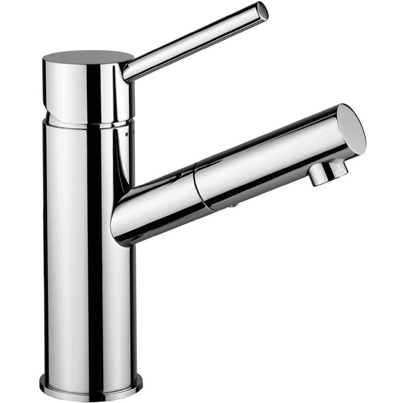 Mezclador de lavabo con desagüe Clic-Clac Paffoni Birillo serie BI071KCR Cromado - Latón