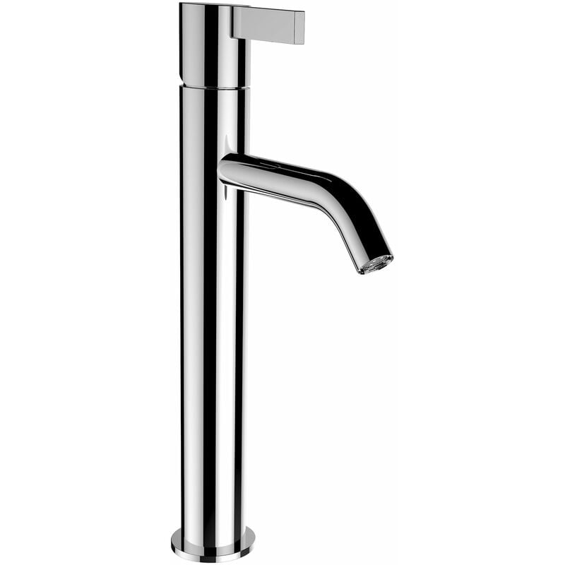 

Mezclador de lavabo con pedestal Kartell en ejecución, caño fijo, sin válvula de desagüe, proyección 125 mm, color: cromado - H3113380041201