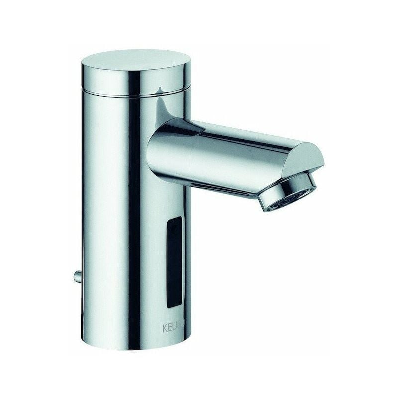 

Keuco - Mezclador de lavabo con sensor de infrarrojos PLAN 80 con vaciador automático 1 1/4 pulgada cromado