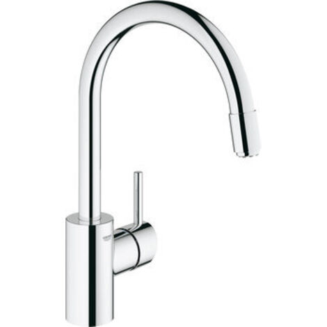 Mezclador de lavabo CONCETTO DN 15 hoh Al ND z. Haz. cromo