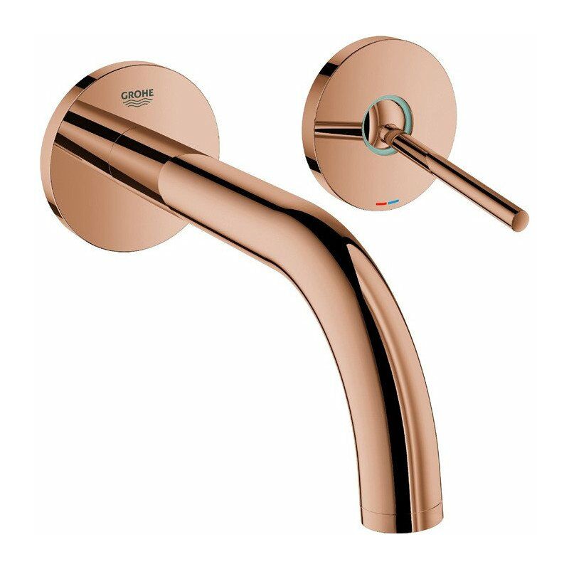 

Grohe - Mezclador de lavabo de 2 orificios Atrio 19287 FMS 185mm oro rosa brillante