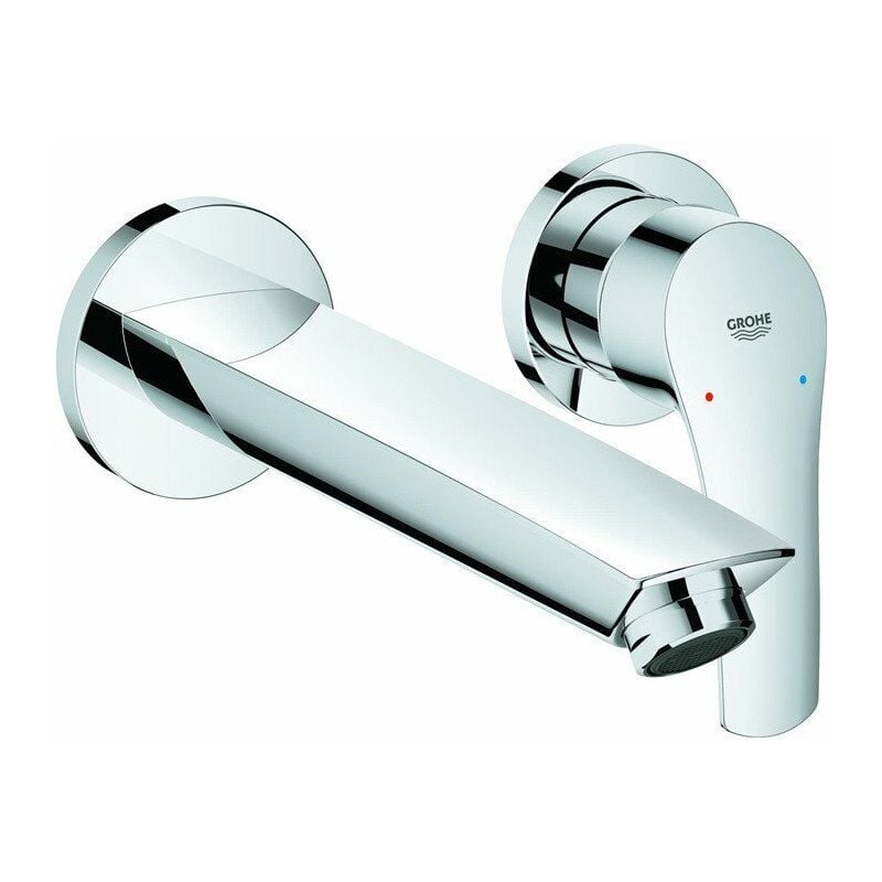 

Grohe - Mezclador de lavabo de 2 orificios. EUROSMART Kit embellecedor 209mm cromado