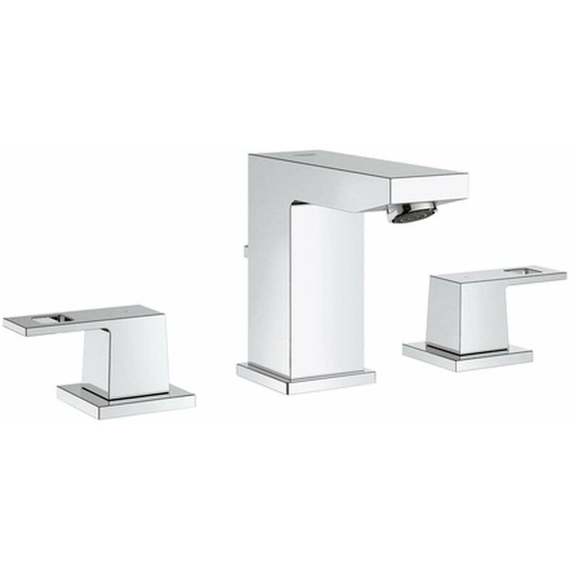 

Mezclador de lavabo de 3 agujeros Eurocube DN 15, con juego de desagüe - 20351000 - Grohe