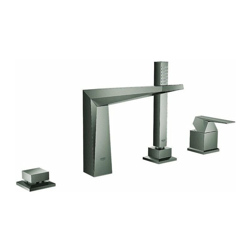 

Mezclador de lavabo de 4 orificios Allure Brilliant 19787 grafito duro cepillado