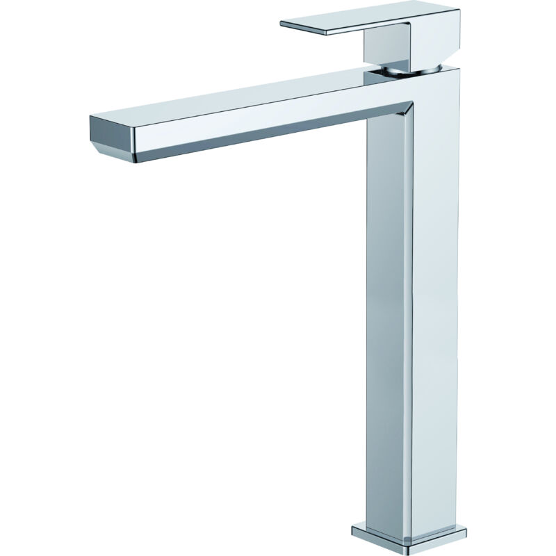 

Mezclador de lavabo de caño alto cromado PLAZA