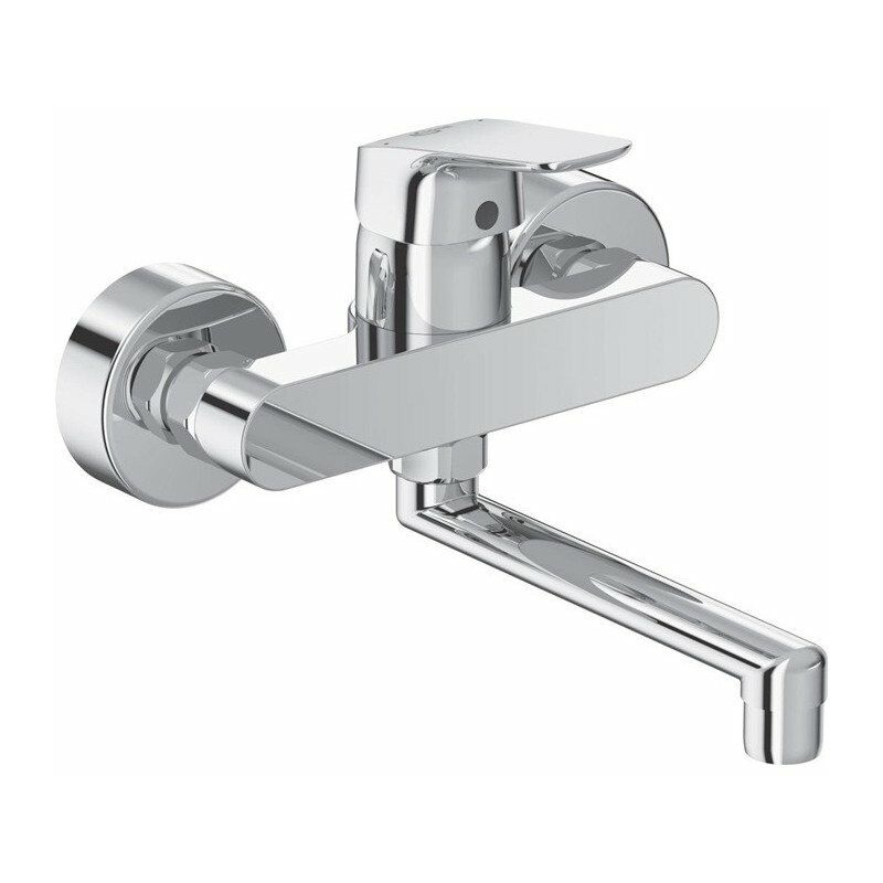 

Mezclador de lavabo de pared CERAFLEX DN 15, saliente 160 mm cromado IDEAL STANDARD