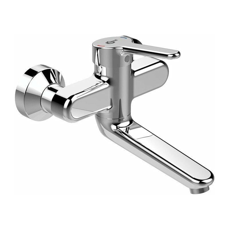 

Mezclador de lavabo de pared CERAPLUS 2 AP, caño 150 mm cromado STANDARD - Ideal