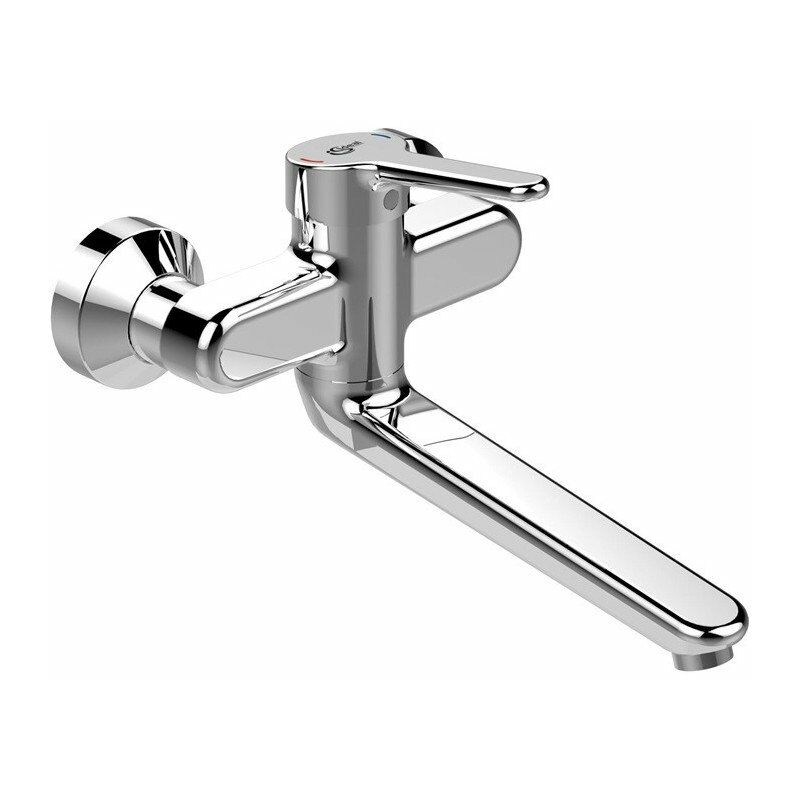 

Mezclador de lavabo de pared CERAPLUS 2 AP, caño 200 mm cromado STANDARD - Ideal