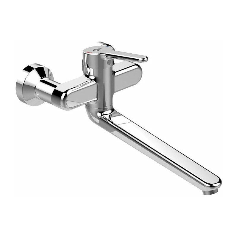 

Mezclador de lavabo de pared CERAPLUS 2 AP, caño 250 mm cromado STANDARD - Ideal