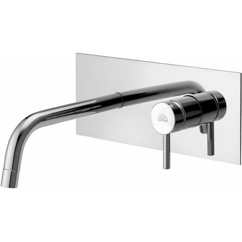 

Mezclador de lavabo de pared con placa 250x100 mm Light LIG104-LIG105-LIG106 | Cromo - 178 mm - Paffoni