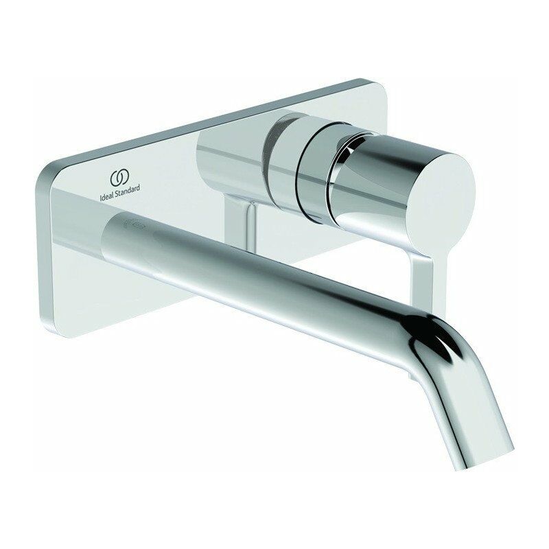 

Mezclador de lavabo de pared JOY proyección 180 mm cromado kit 2, rosetón cuadrado IDEAL STANDARD