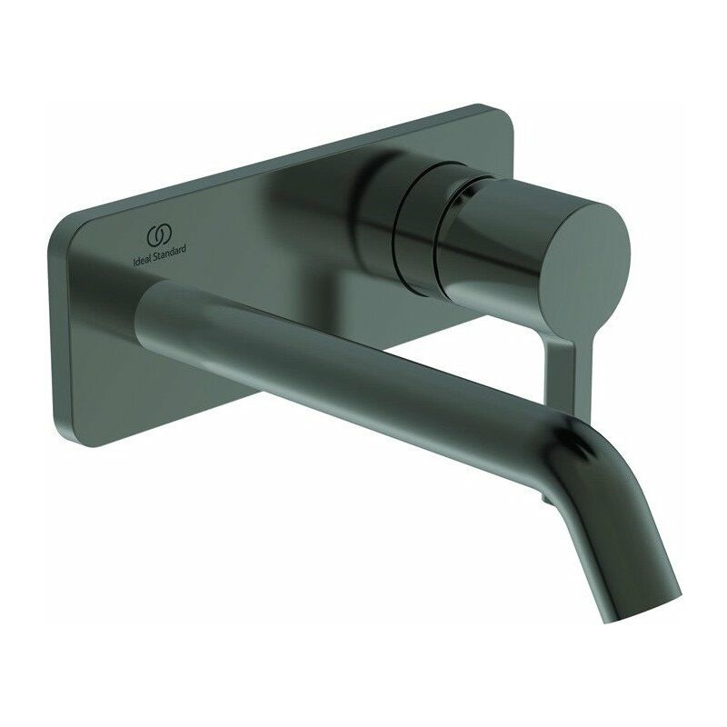 

Ideal - Mezclador de lavabo de pared JOY proyección 180 mm magnética rosetón cuadrado gris, kit 2 STANDARD