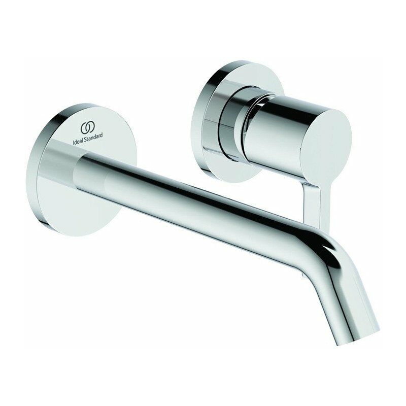 

Mezclador de lavabo de pared JOY saliente 180 mm rosetón redondo cromado, kit 2 IDEAL STANDARD