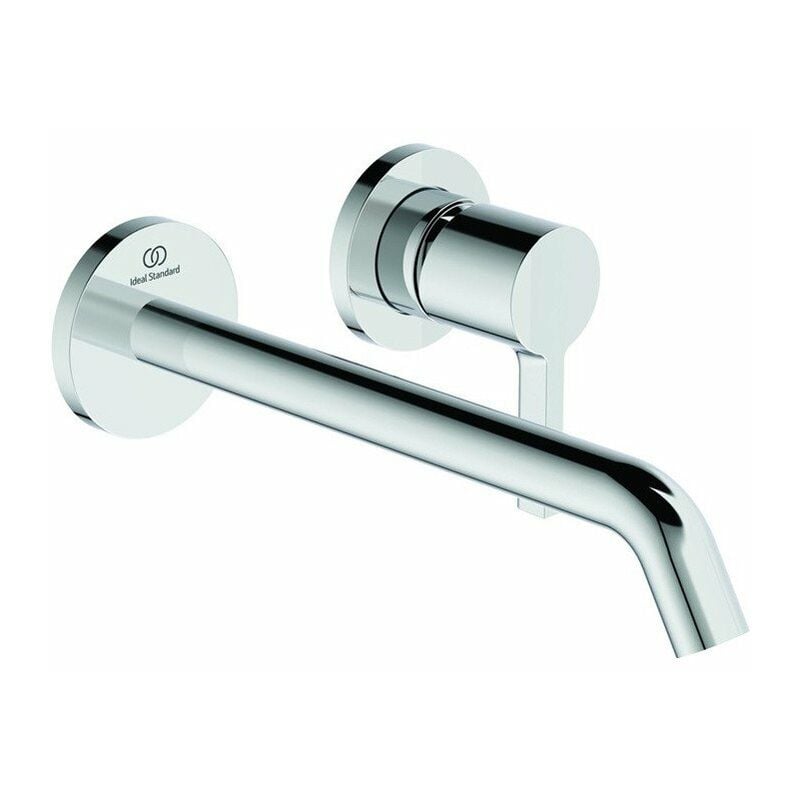 

Mezclador de lavabo de pared JOY saliente 225 mm cromado kit 2, rosetón redondo IDEAL STANDARD