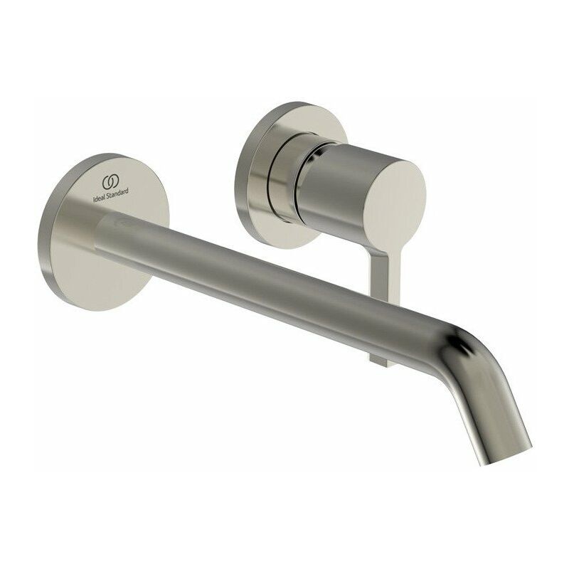 

Mezclador de lavabo de pared JOY saliente 225 mm plata Storm rosetón redondo IDEAL STANDARD