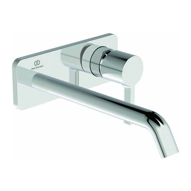 

Mezclador de lavabo de pared JOY saliente 225 mm rosetón cuadrado cromado, kit 2 IDEAL STANDARD
