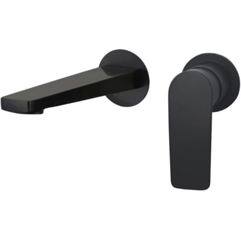 Mezclador de lavabo de pared PAINI Ruby Negro Mate