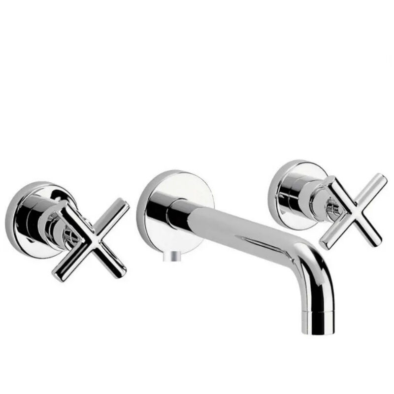 

Mezclador de lavabo de tres agujeros en la pared TUBOS