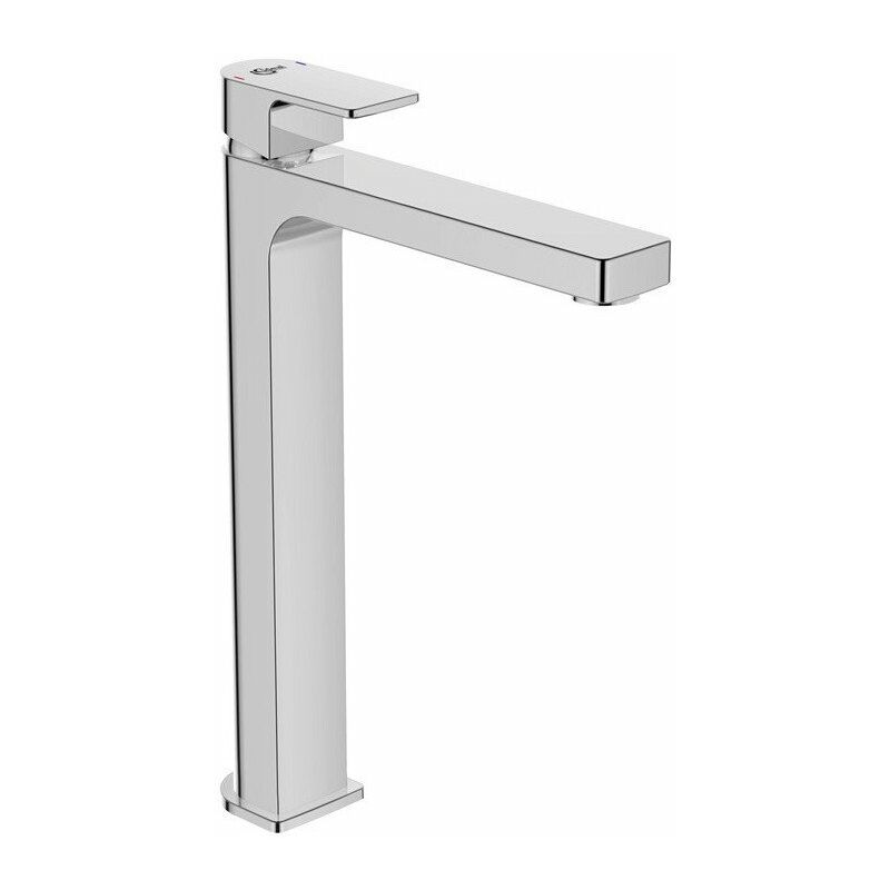

Mezclador de lavabo EDGE con base extendida sin vaciador cromado STANDARD - Ideal