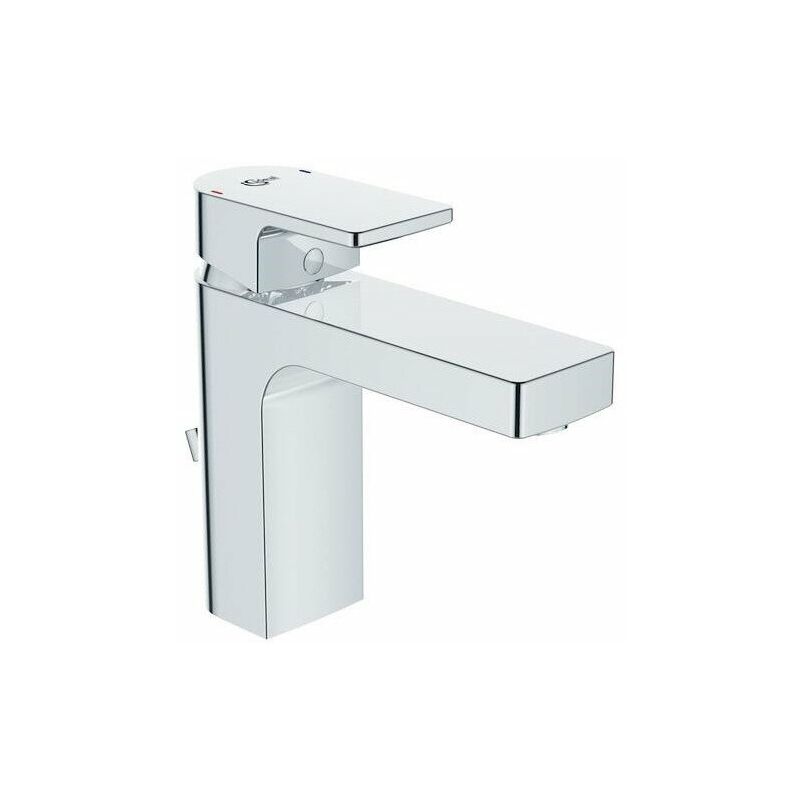 

Mezclador de lavabo EDGE con vaciador cromado STANDARD - Ideal