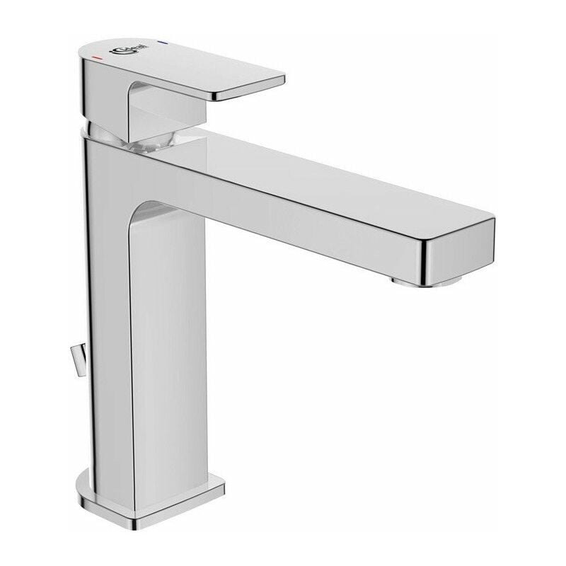

Mezclador de lavabo EDGE Grande Slim con vaciador cromado STANDARD - Ideal
