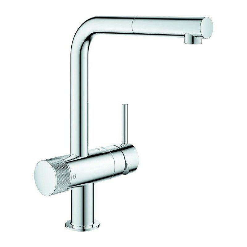

Mezclador de lavabo EH Blue Pure Minta 31721 L-salida cromo