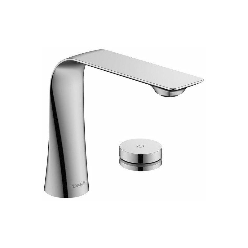 

Duravit - Mezclador de lavabo electrónico negro de 2 orificios con alimentación desde toma de corriente M