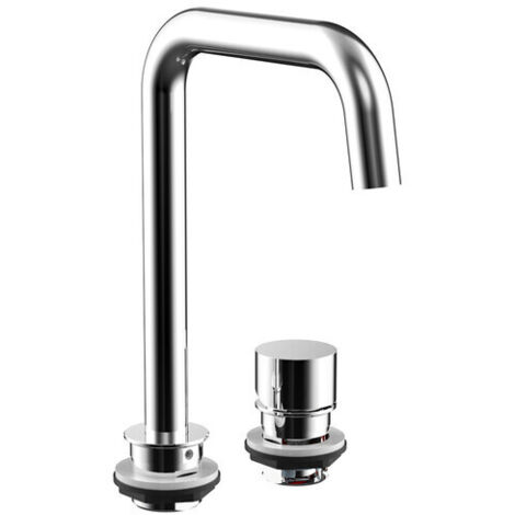 Mezclador de lavabo emco evo, 2 orificios, proyección de 160 mm,