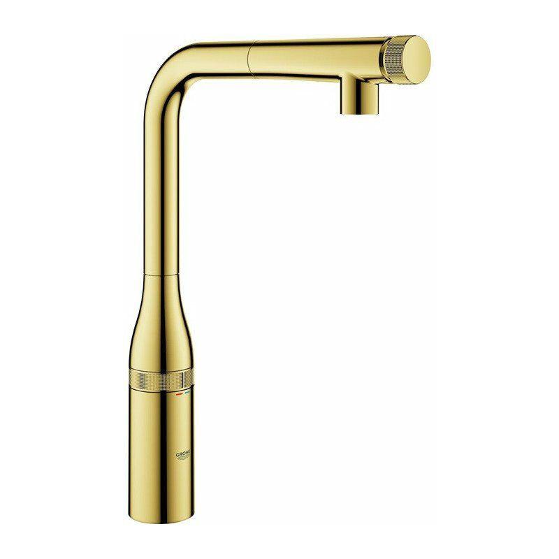 

Mezclador de lavabo Essence Smart Control 31615 L- extensible. Oro brillante