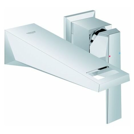 Mezclador de lavabo Grohe Allure Brilliant de 2 orificios para montaje en pared, proyección 161mm - 19781000