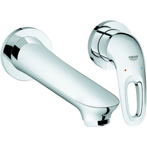 Mezclador de lavabo Grohe Eurostyle de 2 orificios, proyección