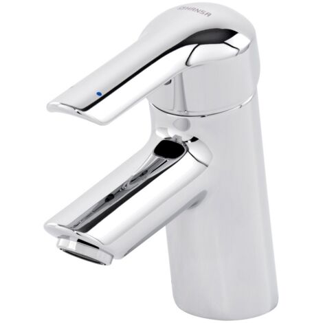 Mezclador de lavabo Hansa Hansavantis, con desag&uumle automático, con dispositivo de seguridad, proyección: 102 mm, 52402273 - 52402273
