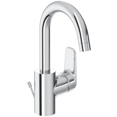 Mezclador de lavabo OKYRIS, caño de tubo alto, 288 mm, filtro de polipropileno - cromo PORCHER