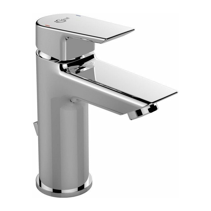 

Mezclador de lavabo TESI con vaciador cromado STANDARD - Ideal