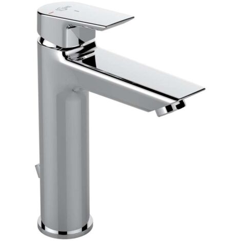 Mezclador de lavabo TESI GRANDE BlueStart con vaciador cromado IDEAL STANDARD