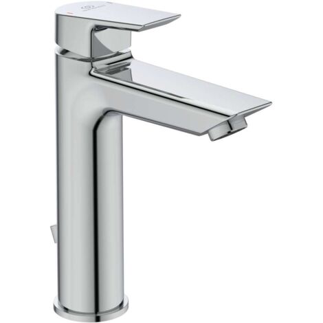 Mezclador de lavabo TESI GRANDE con vaciador cromado IDEAL STANDARD