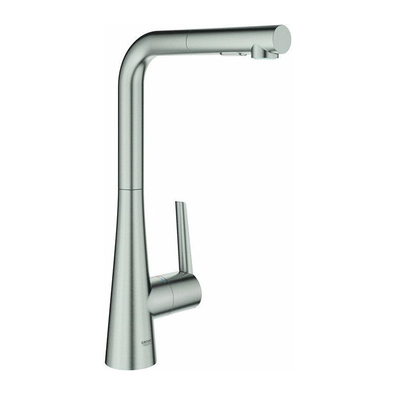 

Mezclador de lavabo Zedra 32553 L-outlet Ducha de enjuague acero