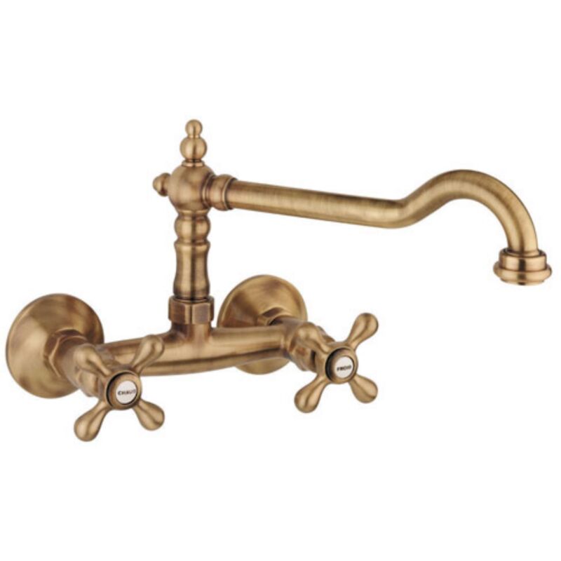 

Mezclador de pared de bronce antiguo retro