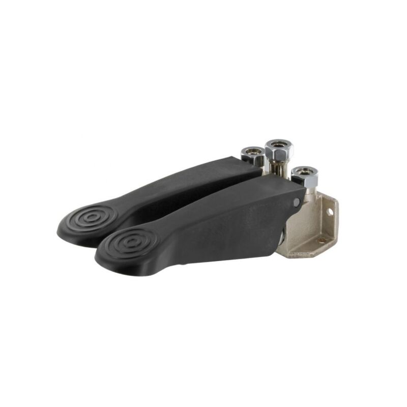 

Mezclador de suelo Presto Italia con doble pedal para lavabo | latón